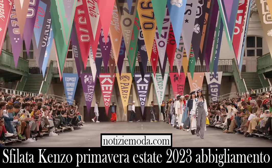 Sfilata Kenzo primavera estate 2023 abbigliamento