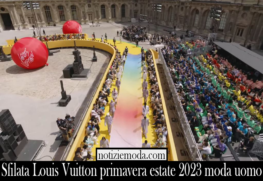 Sfilata Louis Vuitton primavera estate 2023 moda uomo