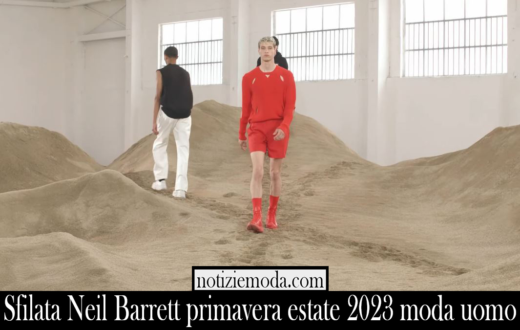 Sfilata Neil Barrett primavera estate 2023 moda uomo