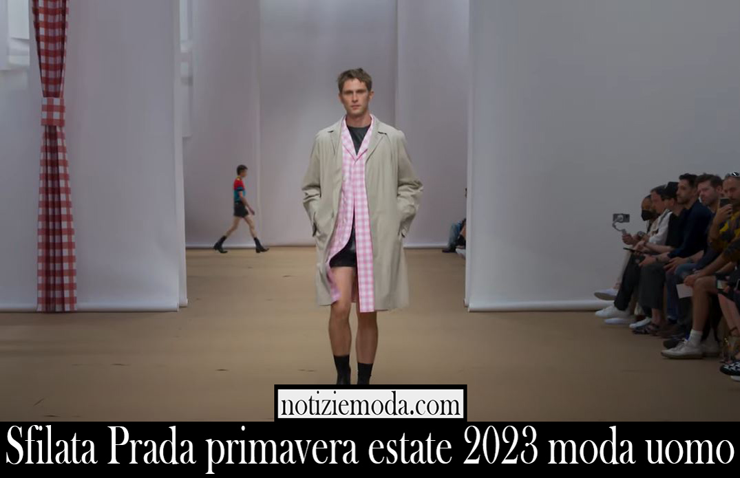 Sfilata Prada primavera estate 2023 moda uomo