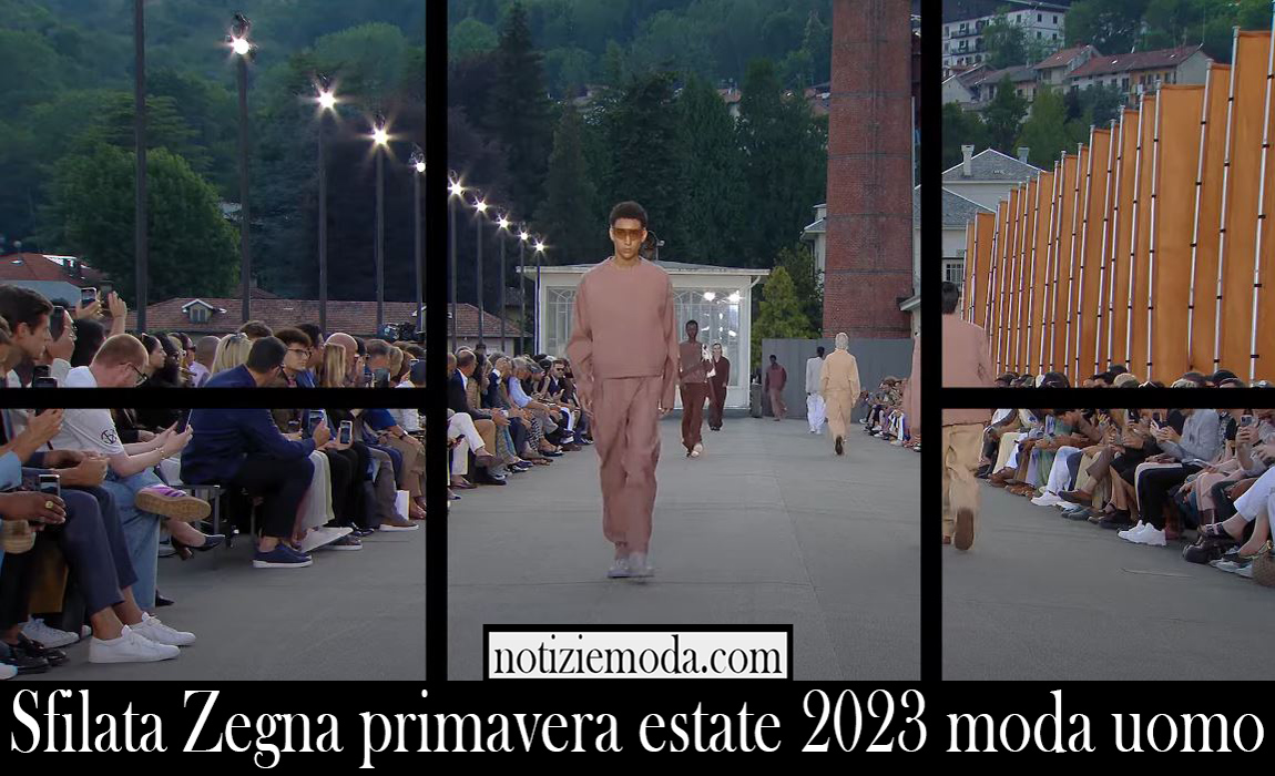 Sfilata Zegna primavera estate 2023 moda uomo