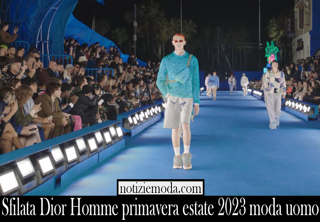 Sfilata Dior Homme primavera estate 2023 moda uomo
