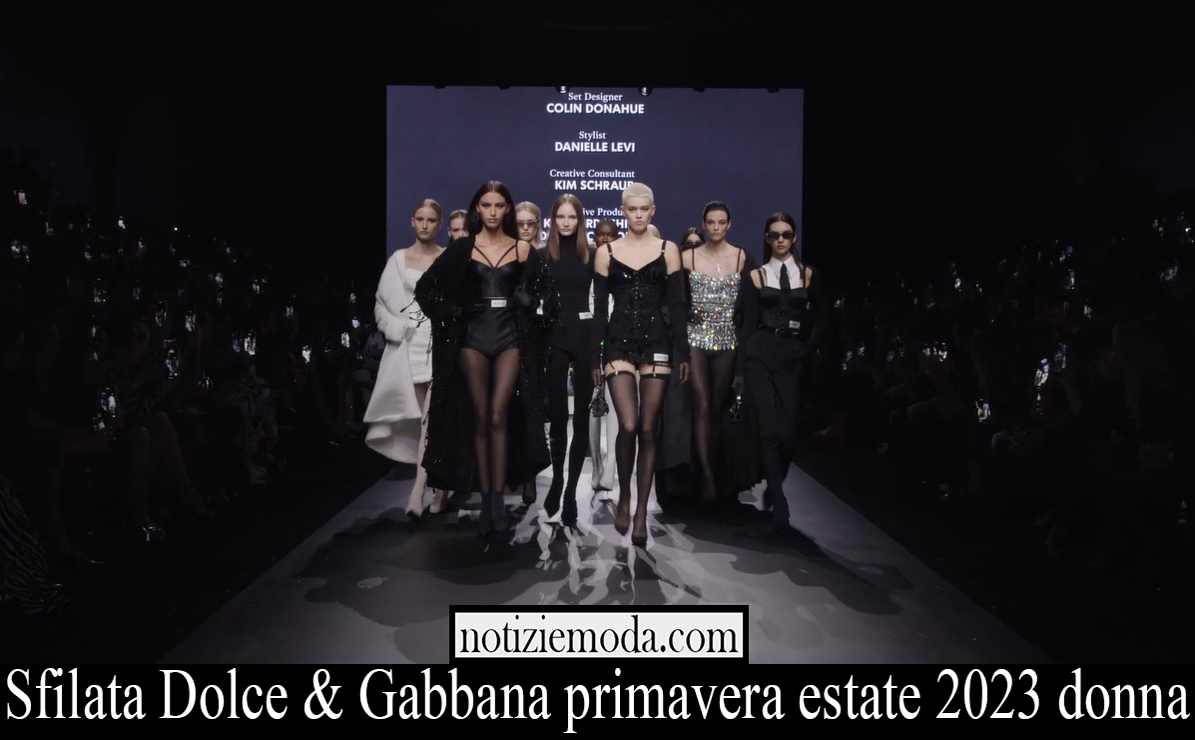Sfilata Dolce Gabbana primavera estate 2023 donna
