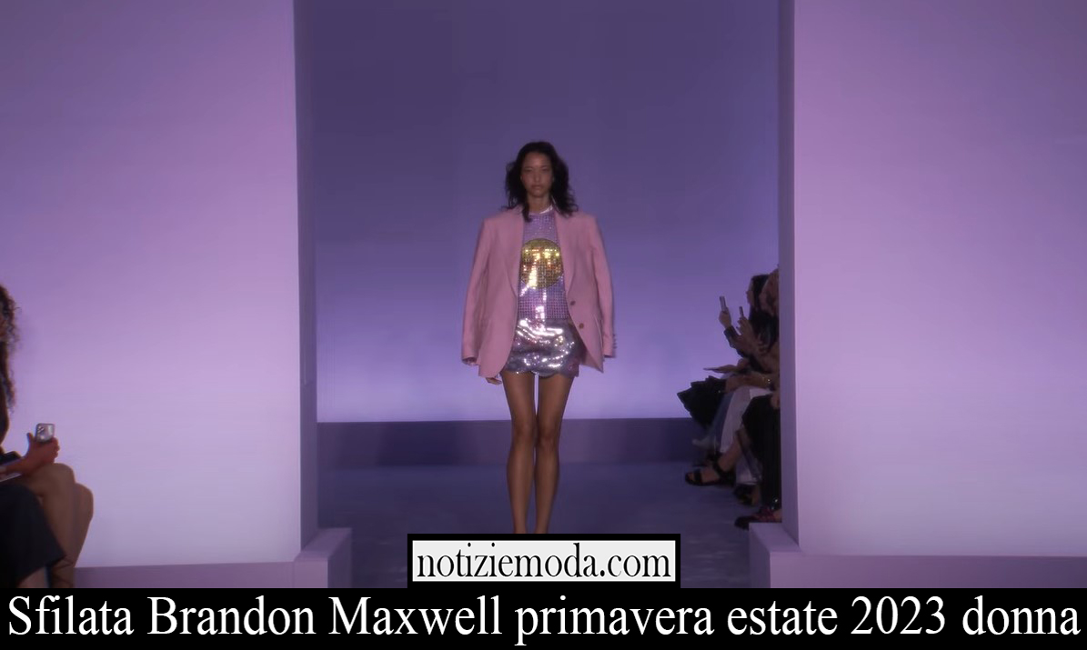 Sfilata Brandon Maxwell primavera estate 2023 donna