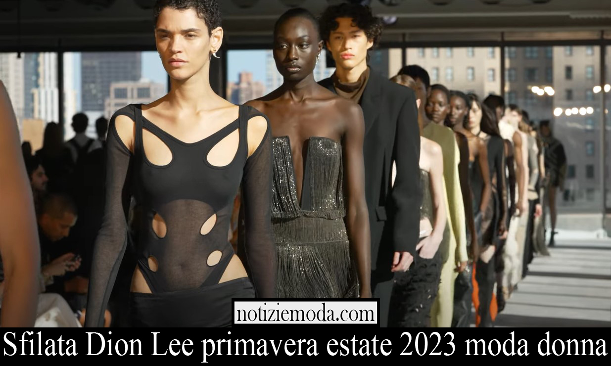 Sfilata Dion Lee primavera estate 2023 moda donna