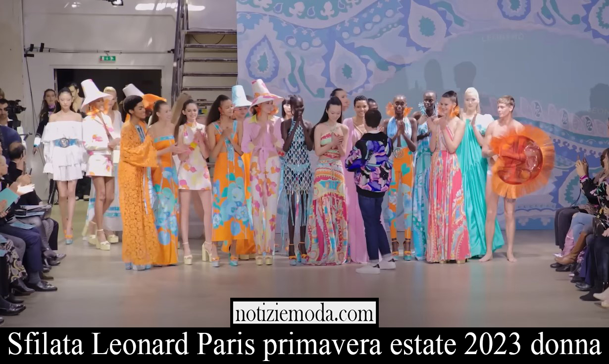 Sfilata Leonard Paris primavera estate 2023 donna