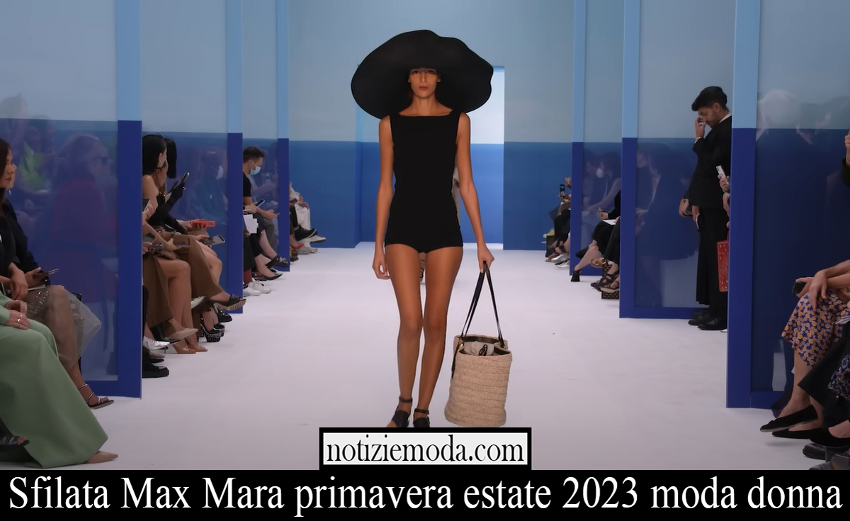 Sfilata Max Mara primavera estate 2023 moda donna