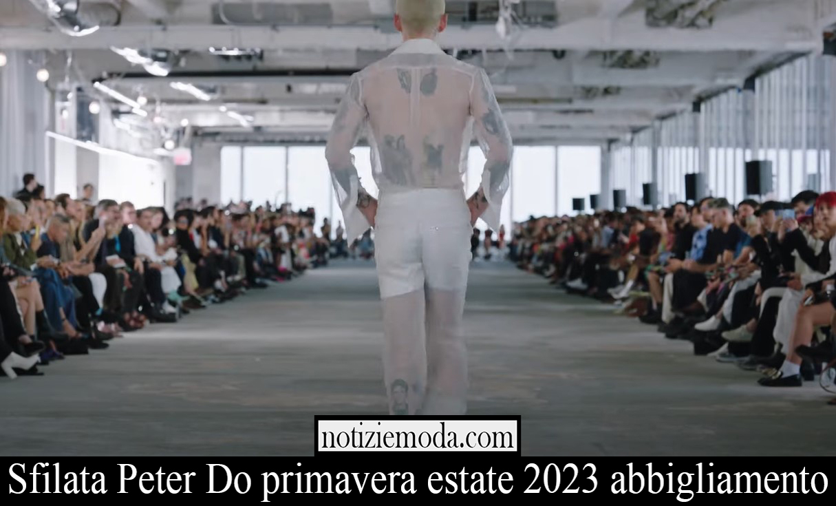 Sfilata Peter Do primavera estate 2023 abbigliamento