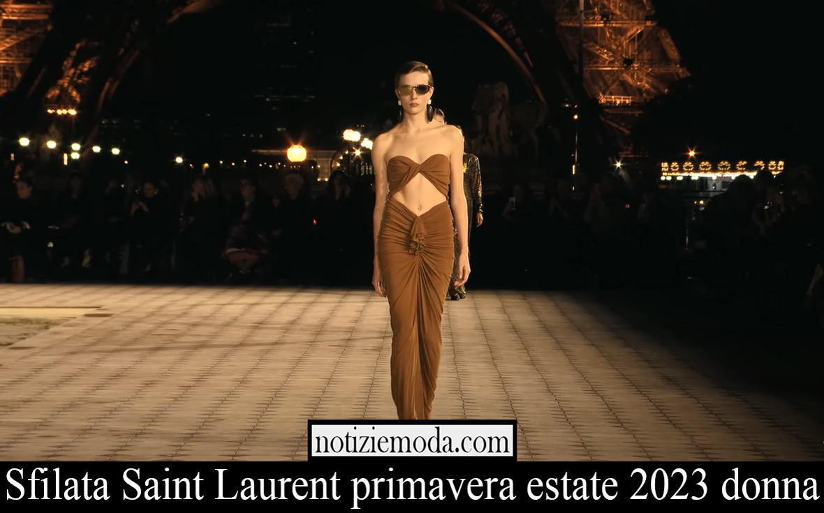 Sfilata Saint Laurent primavera estate 2023 donna