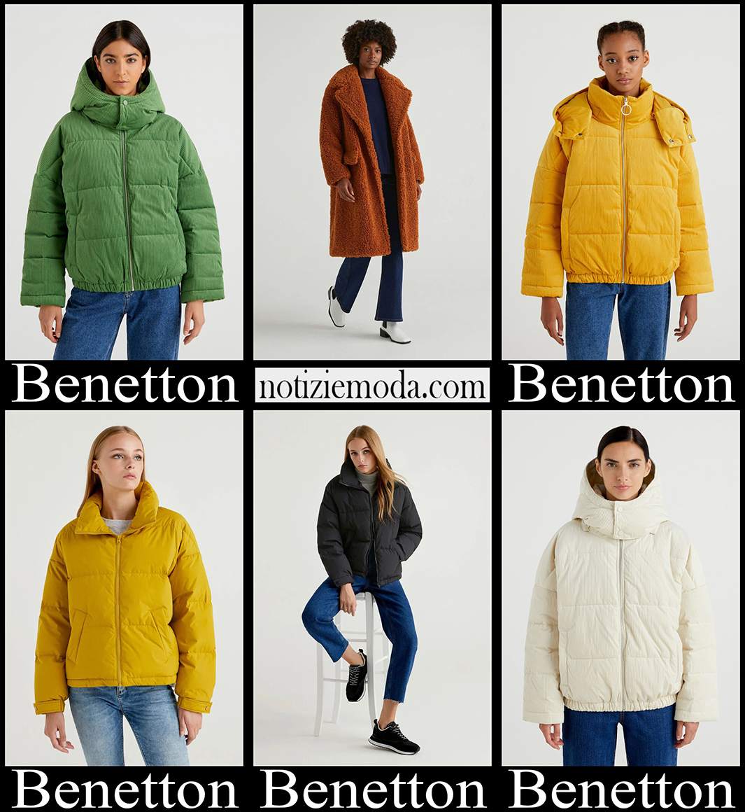 Giacche Benetton 2023 abbigliamento donna nuovi arrivi