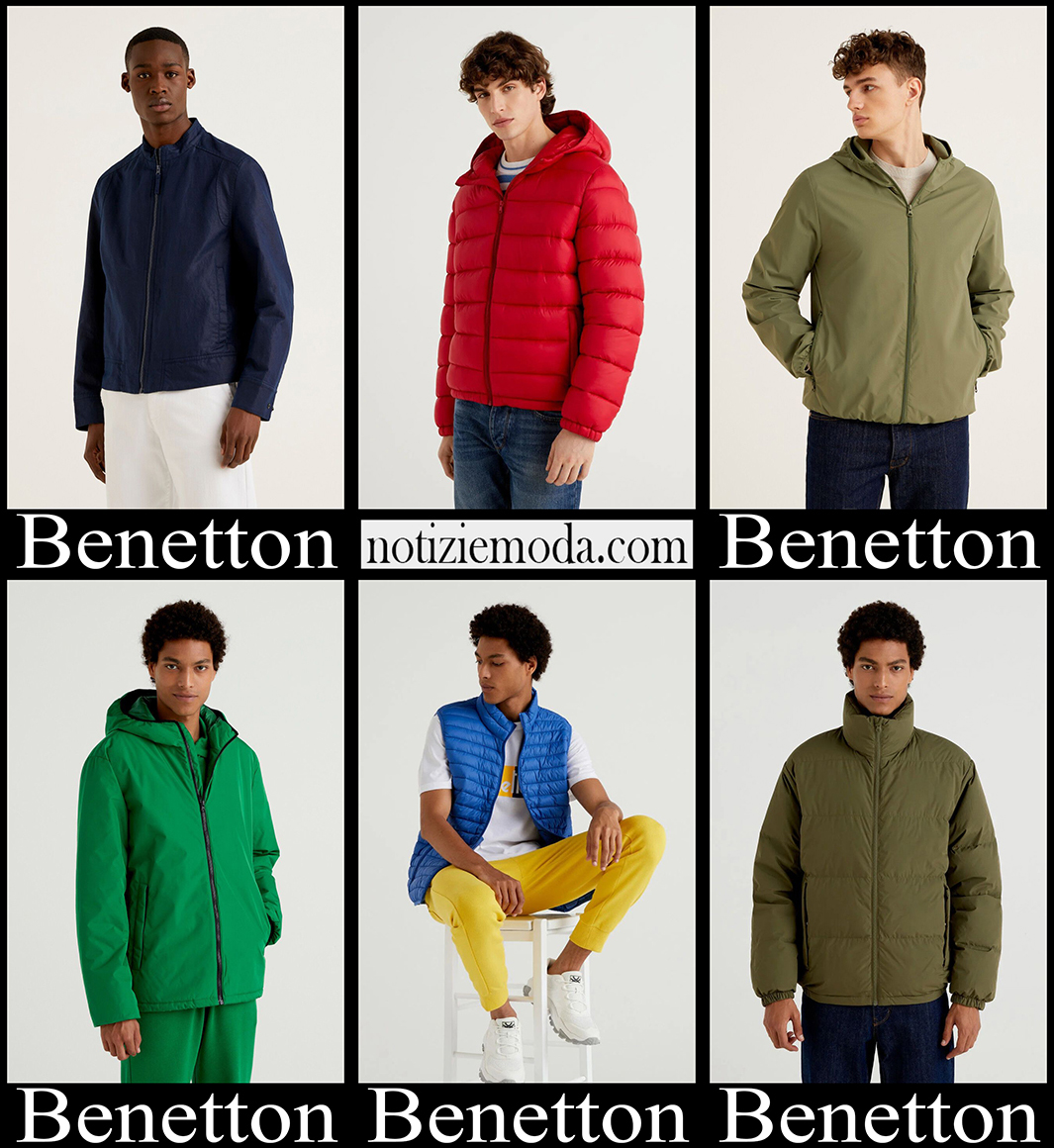Giacche Benetton 2023 abbigliamento uomo nuovi arrivi