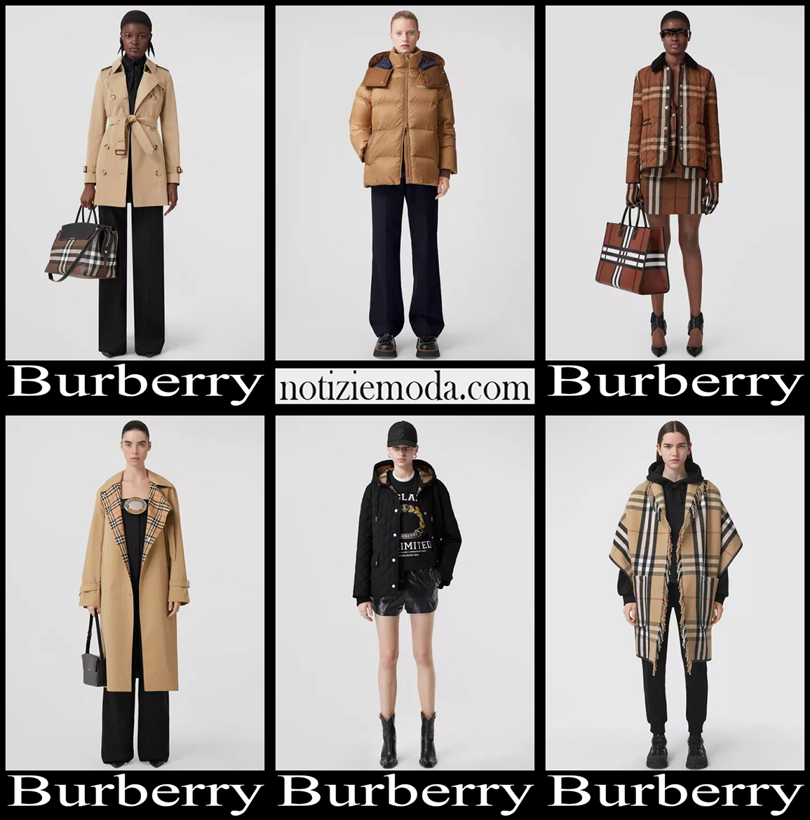 Giacche Burberry 2023 abbigliamento donna nuovi arrivi
