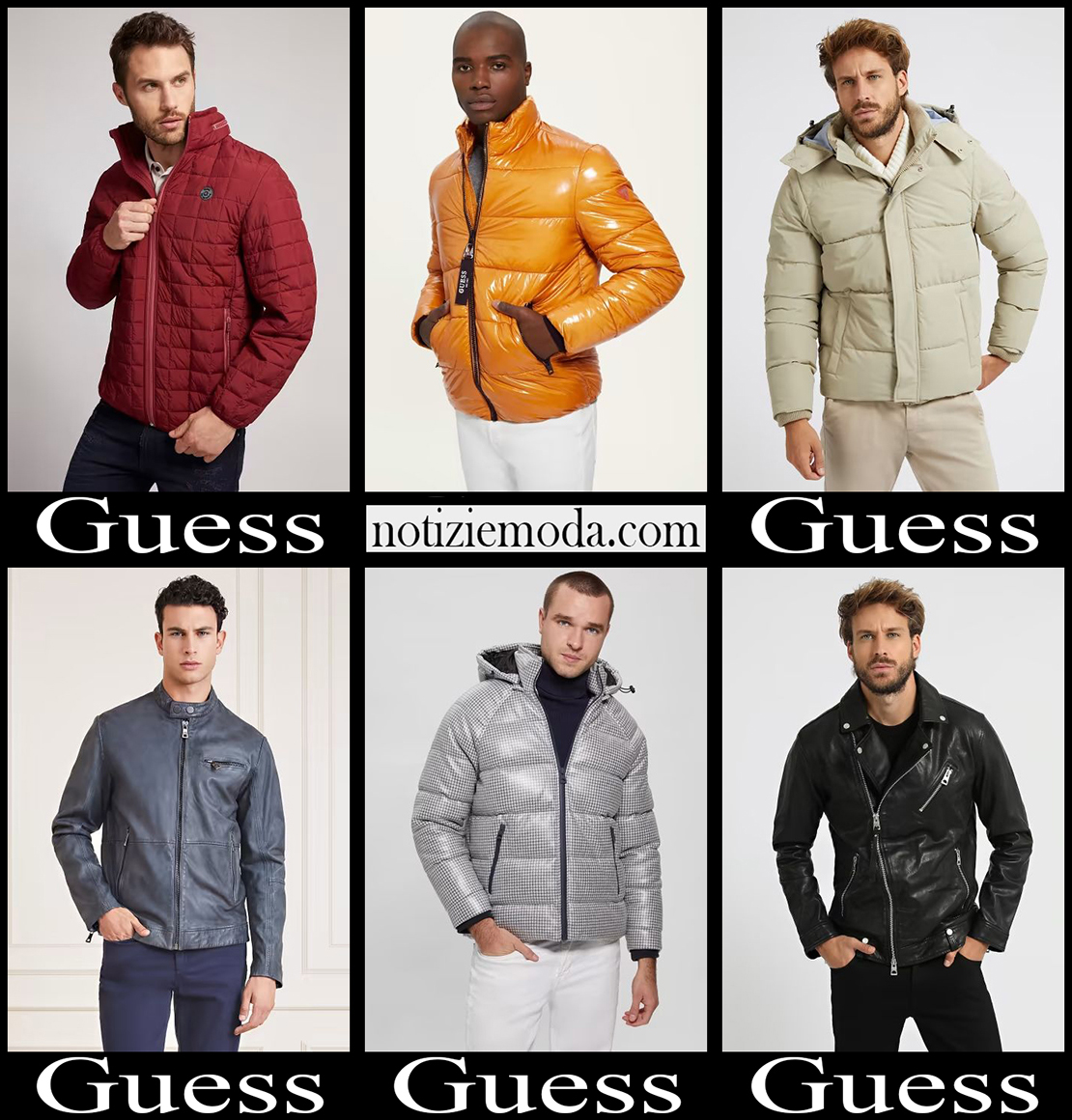 Giacche Guess 2023 abbigliamento uomo nuovi arrivi