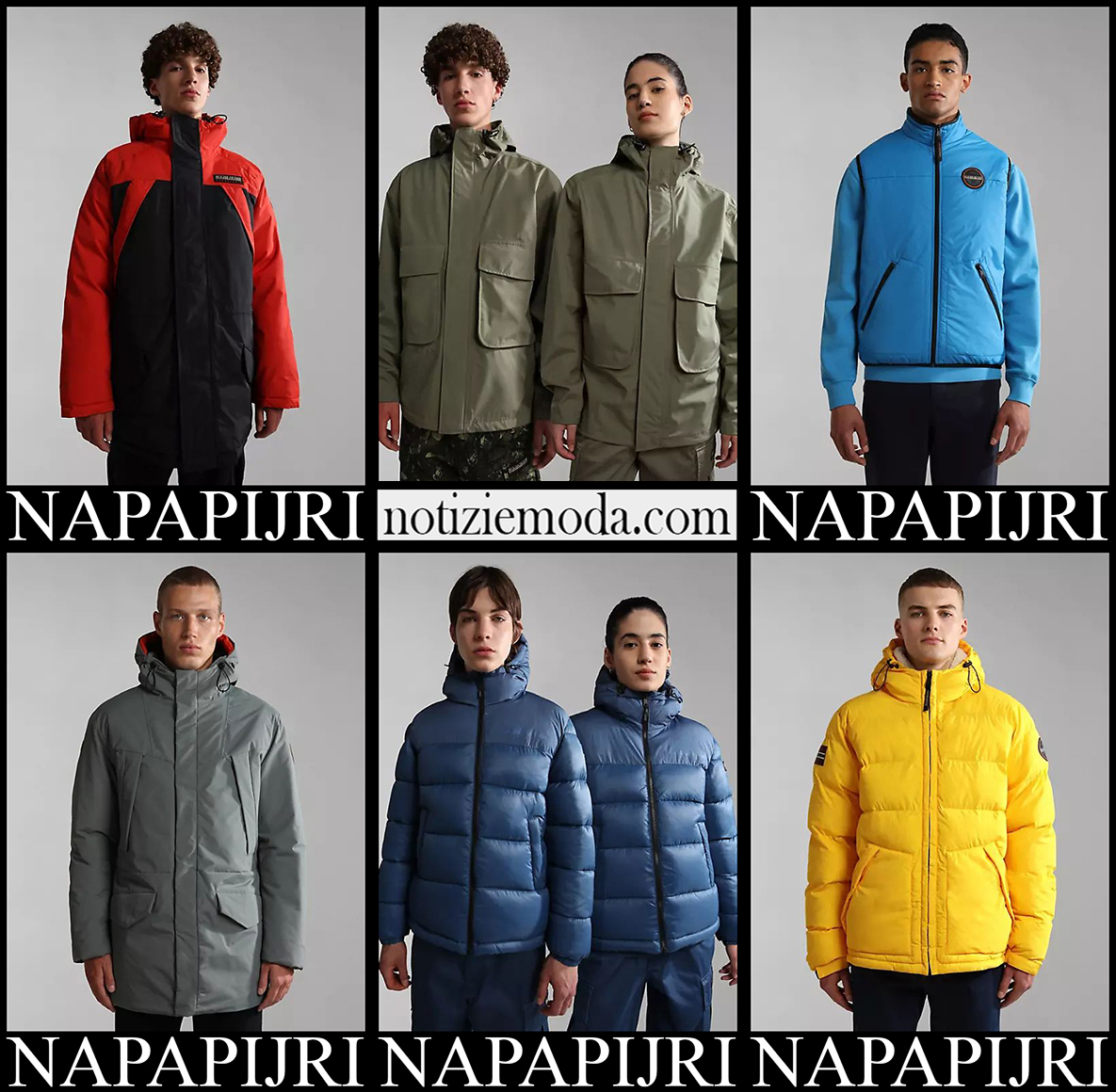 Napapijri Shade - Giacca Anorak Uomo, Blu Marino, Taglia M - Con Cappuccio E Imbottitura Riciclata