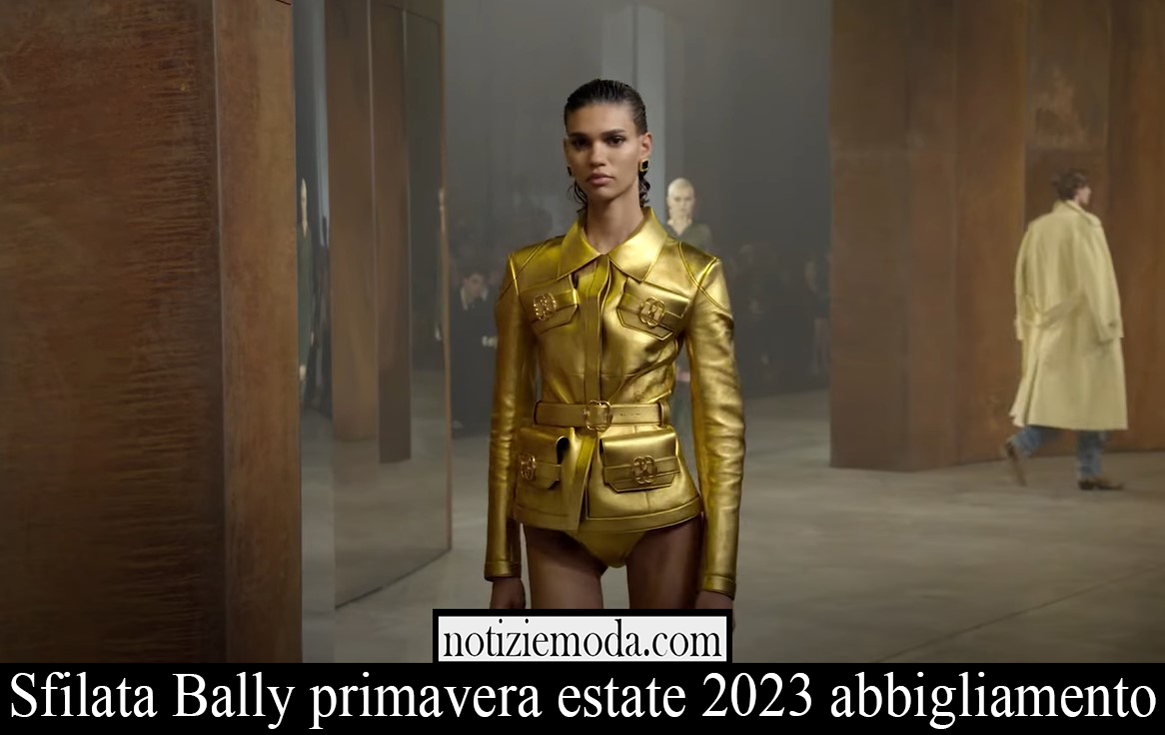 Sfilata Bally primavera estate 2023 abbigliamento