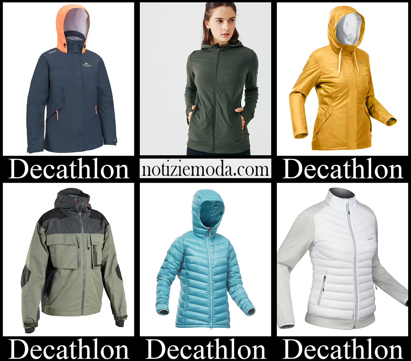 Giacche Decathlon 2023 abbigliamento donna nuovi arrivi