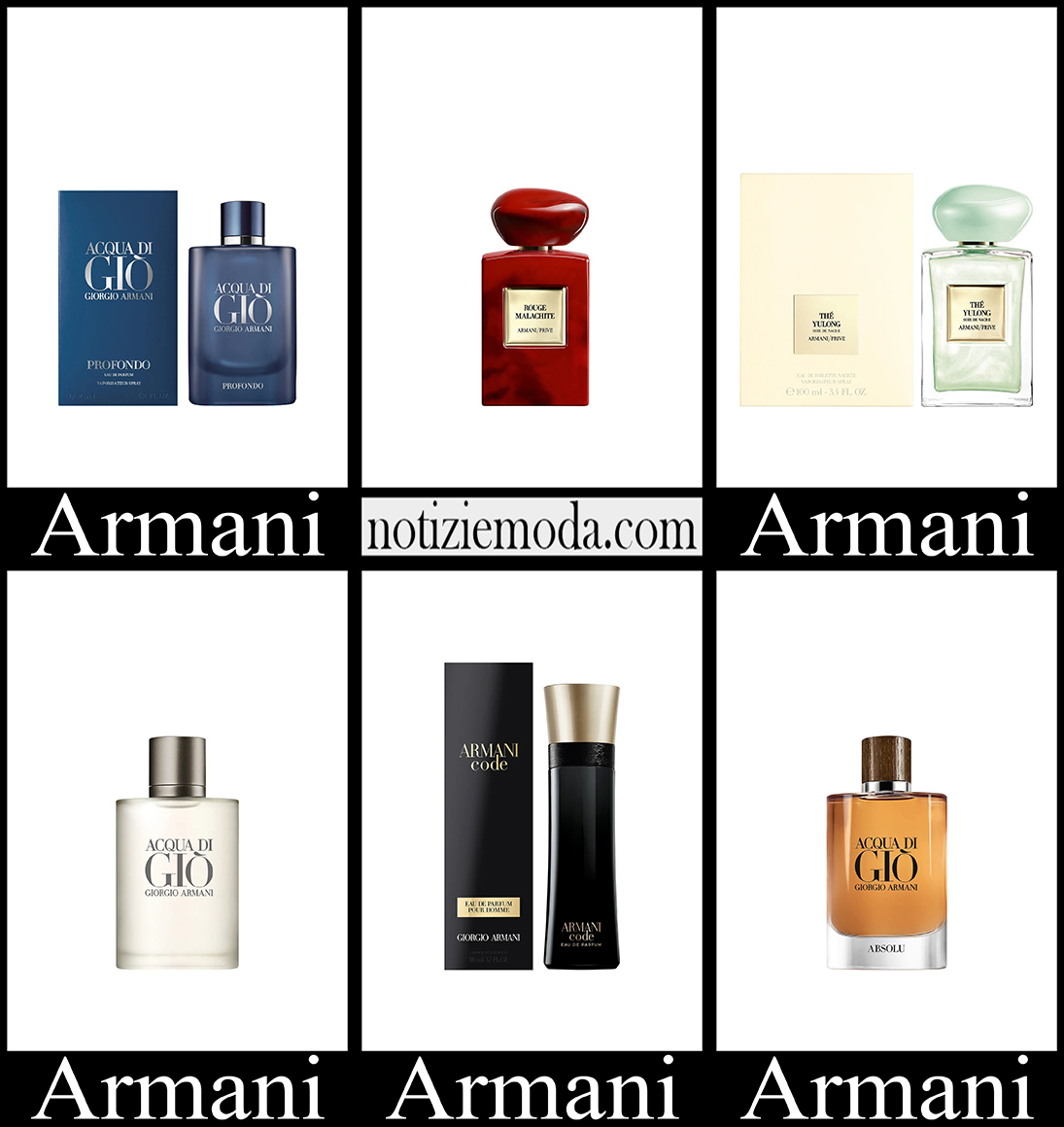 Profumi Armani 2023 nuovi arrivi idee regalo uomo