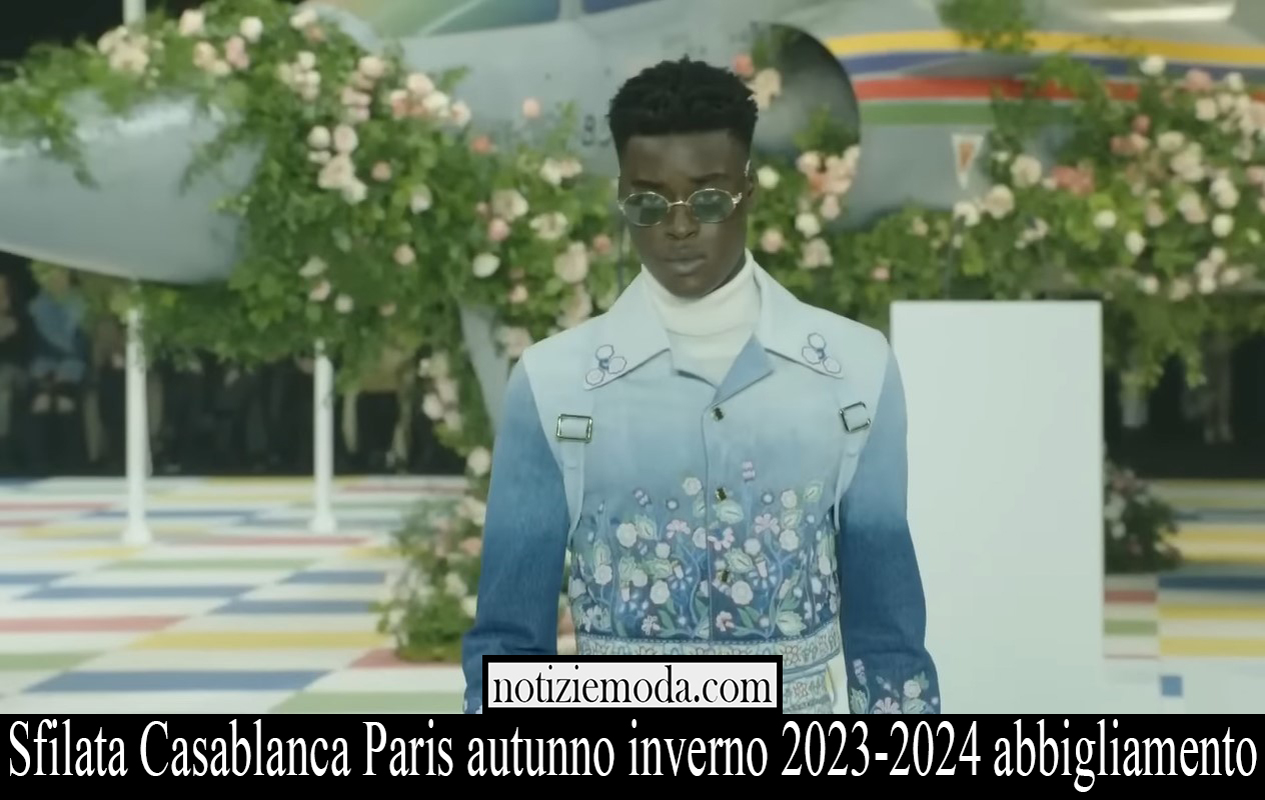 Sfilata Casablanca Paris autunno inverno 2023 2024 abbigliamento