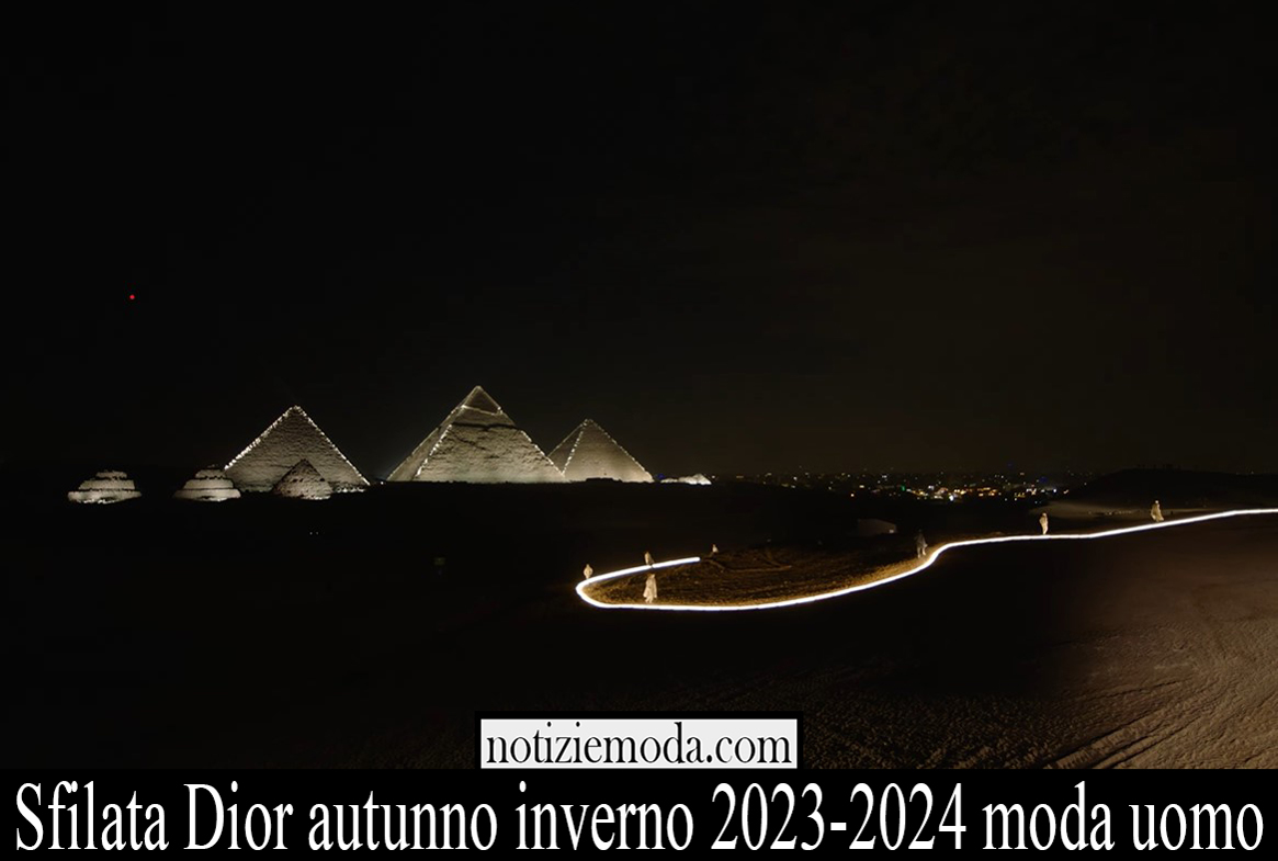 Sfilata Dior autunno inverno 2023 2024 moda uomo