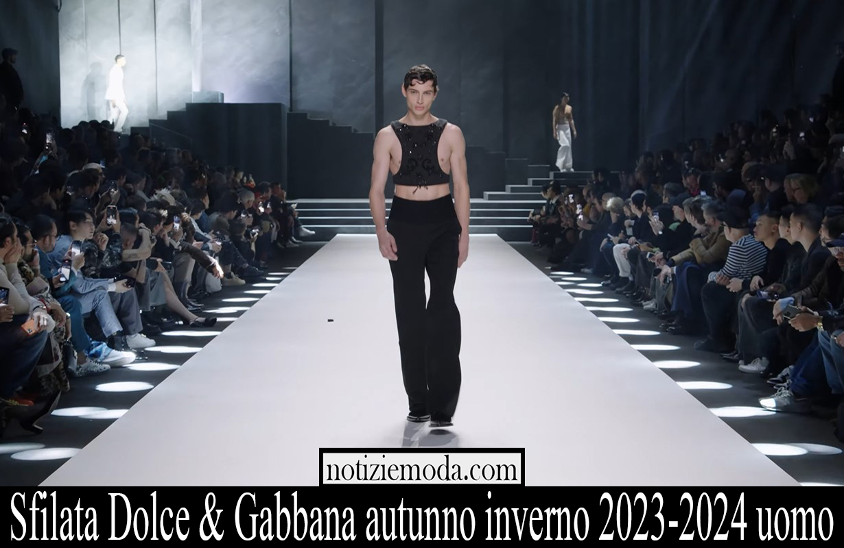 Sfilata Dolce Gabbana autunno inverno 2023 2024 uomo