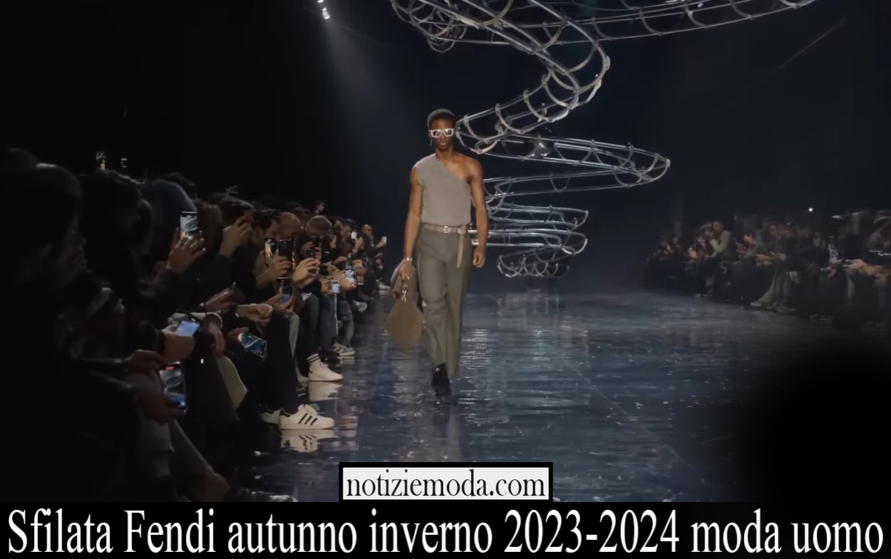Sfilata Fendi autunno inverno 2023 2024 moda uomo