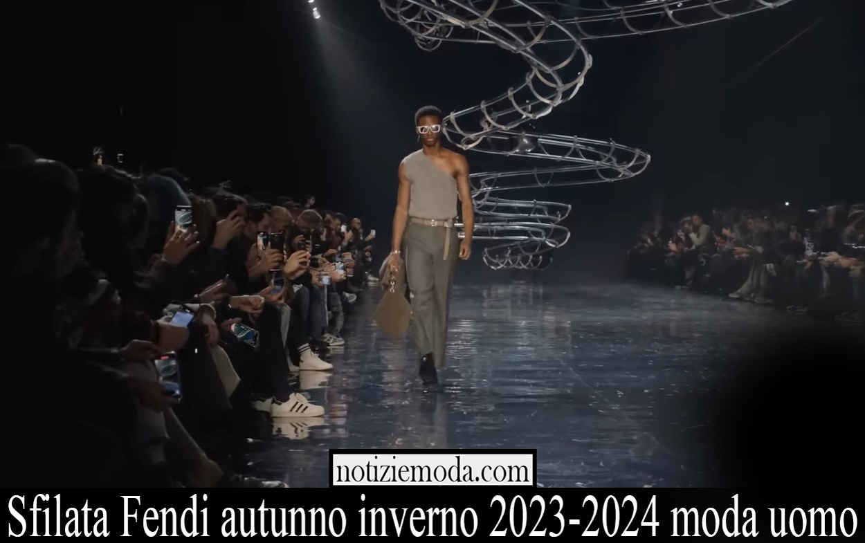 Sfilata Fendi autunno inverno 2023 2024 moda uomo Sfilata Fendi autunno inverno 2023 2024 moda uomo