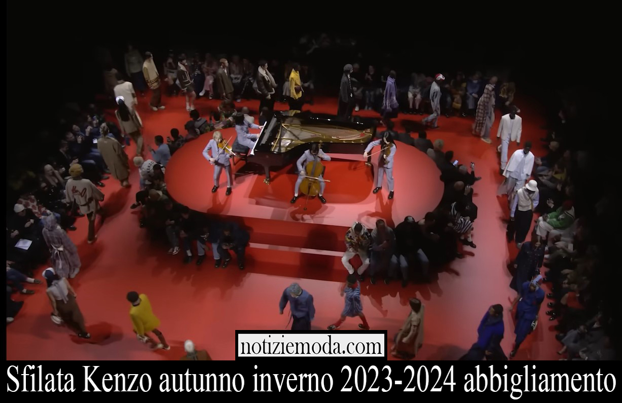 Sfilata Kenzo autunno inverno 2023 2024 abbigliamento