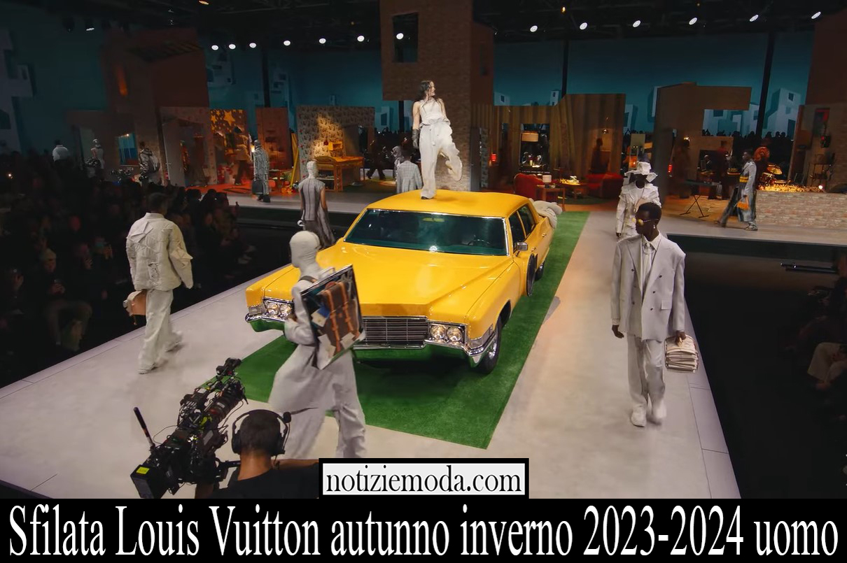 Sfilata Louis Vuitton autunno inverno 2023 2024 uomo