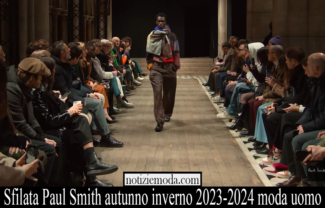 Sfilata Paul Smith autunno inverno 2023 2024 moda uomo
