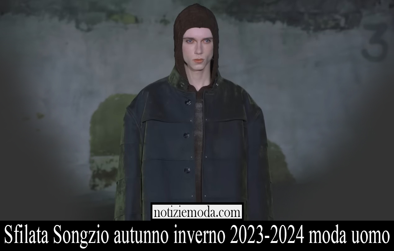 Sfilata Songzio autunno inverno 2023 2024 moda uomo
