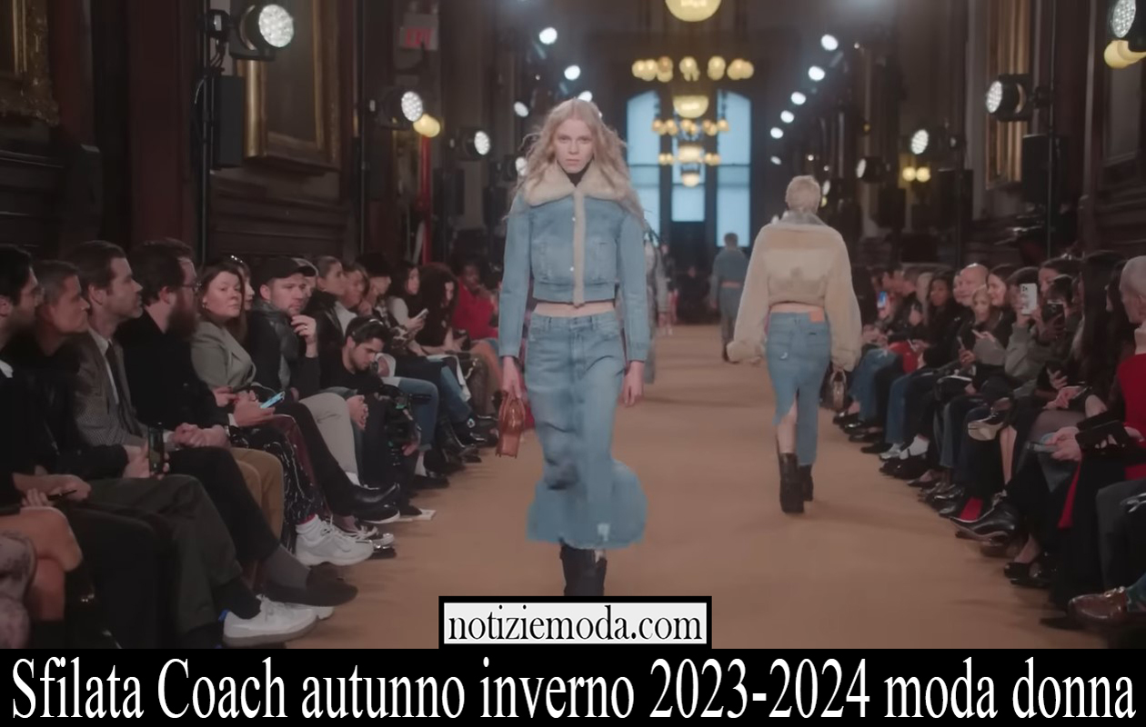 Sfilata Coach autunno inverno 2023 2024 moda donna Sfilata Coach autunno inverno 2023 2024 moda donna