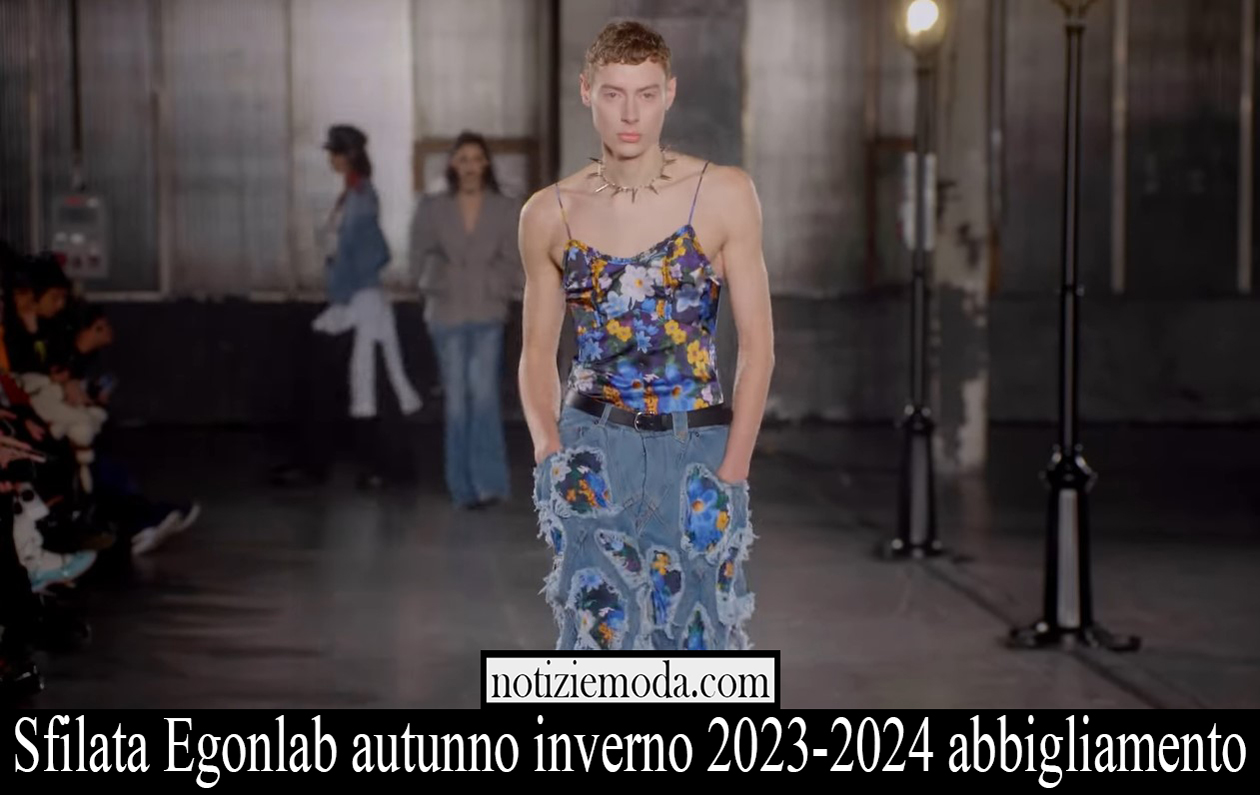 Sfilata Egonlab autunno inverno 2023 2024 abbigliamento