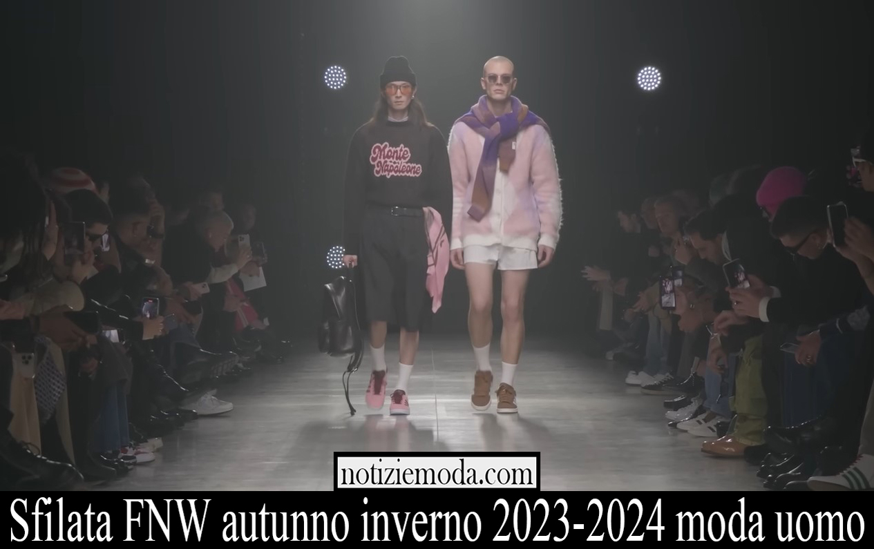 Sfilata FNW autunno inverno 2023 2024 moda uomo