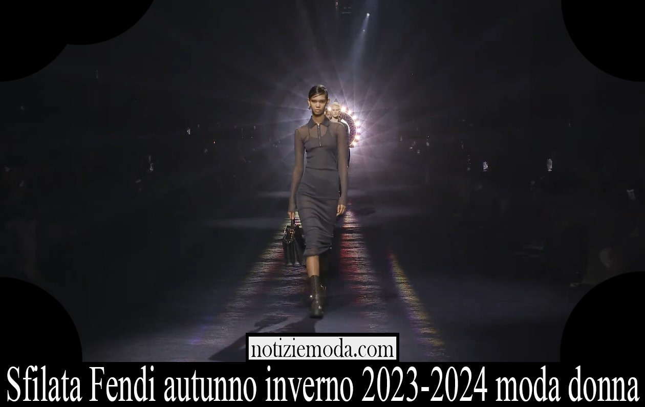 Sfilata Fendi autunno inverno 2023 2024 moda donna