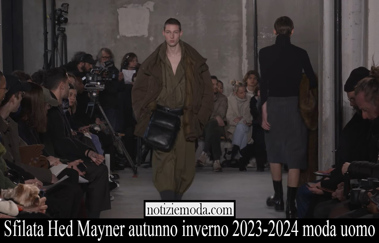 Sfilata Hed Mayner autunno inverno 2023 2024 moda uomo