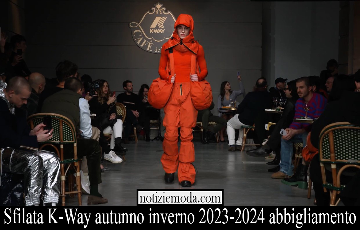 Sfilata K Way autunno inverno 2023 2024 abbigliamento