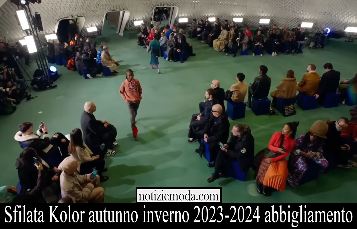 Sfilata Kolor autunno inverno 2023 2024 abbigliamento