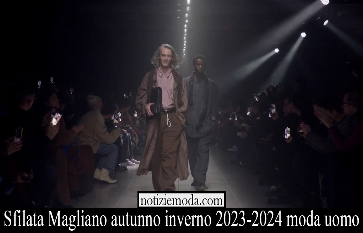 Sfilata Magliano autunno inverno 2023 2024 moda uomo