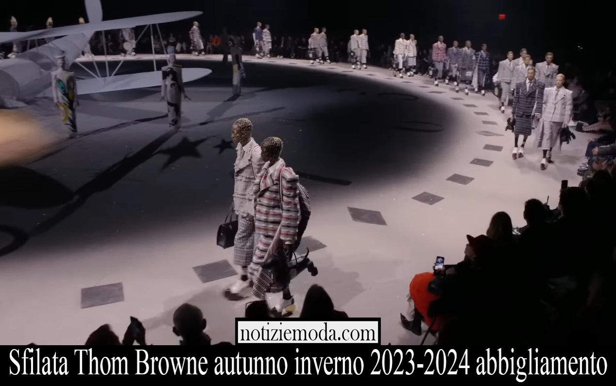 Sfilata Thom Browne autunno inverno 2023 2024 abbigliamento