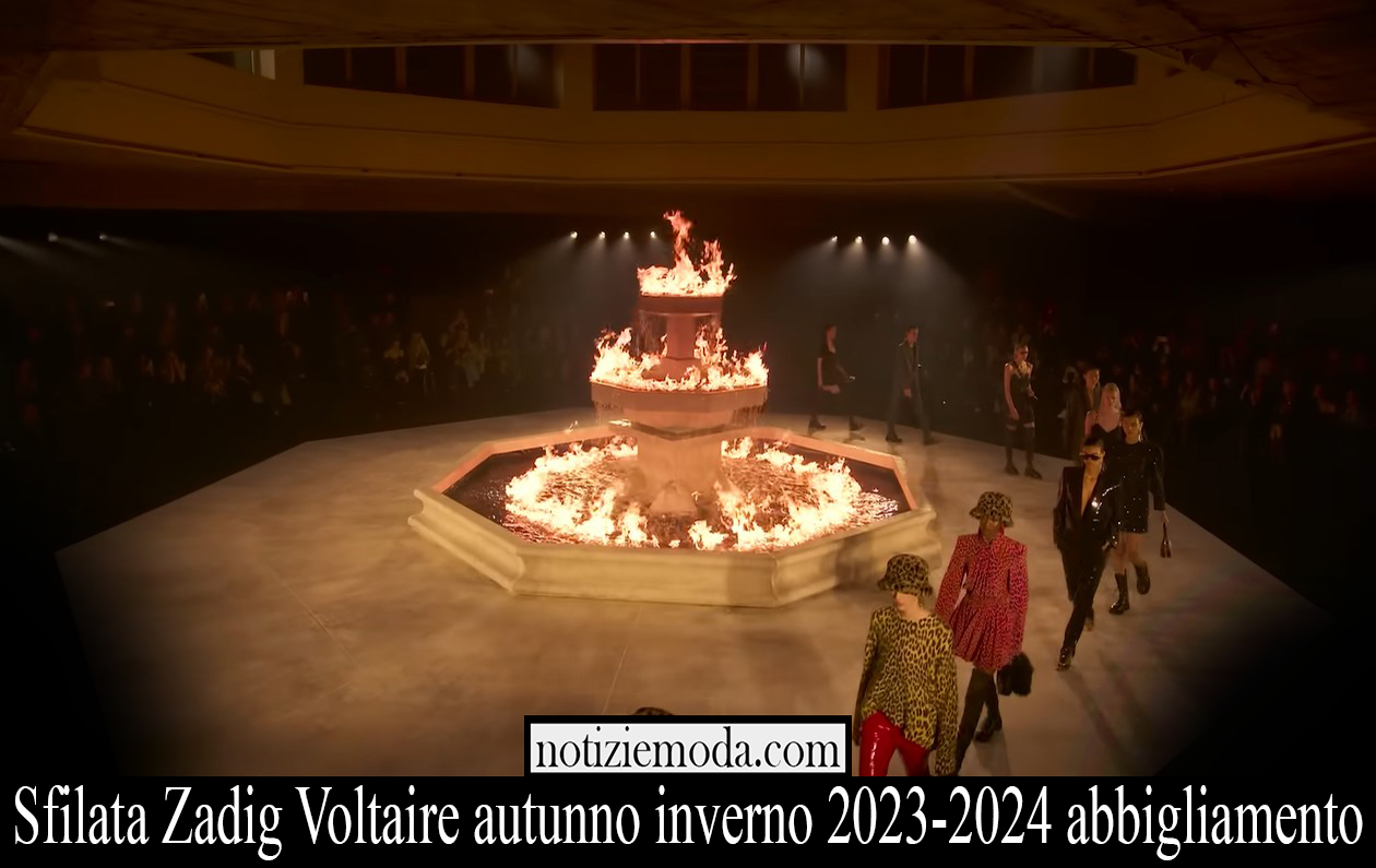 Sfilata Zadig Voltaire autunno inverno 2023 2024 abbigliamento