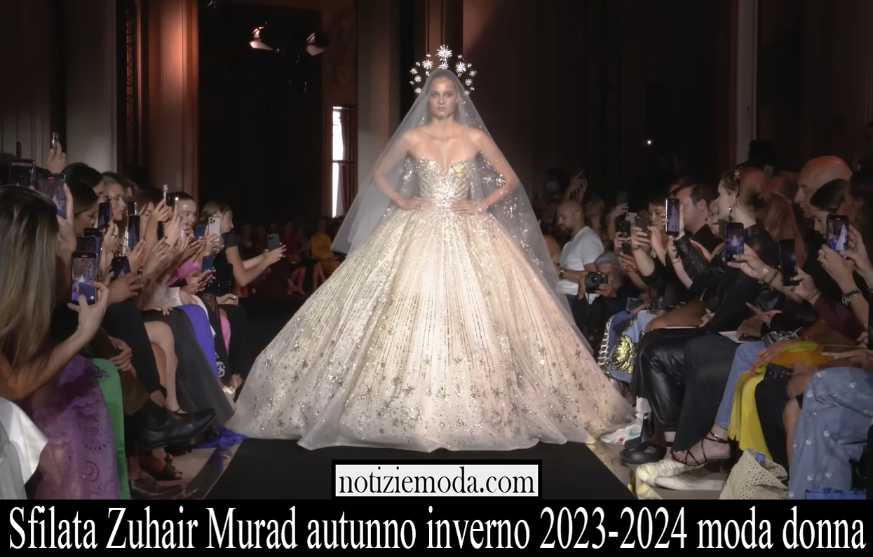 Sfilata Zuhair Murad autunno inverno 2023 2024 moda donna