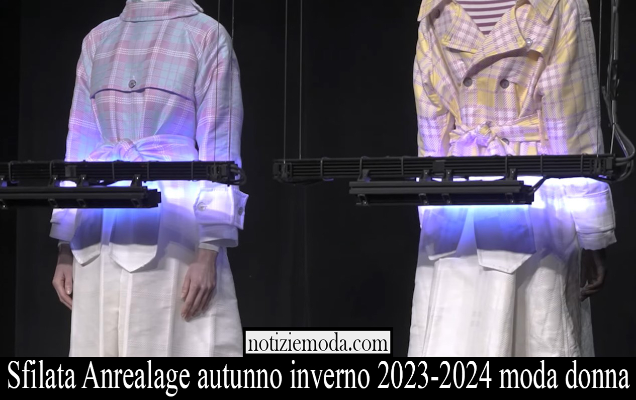 Sfilata Anrealage autunno inverno 2023 2024 moda donna