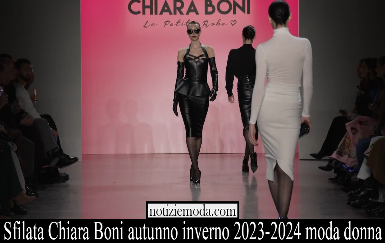 Sfilata Chiara Boni autunno inverno 2023 2024 moda donna