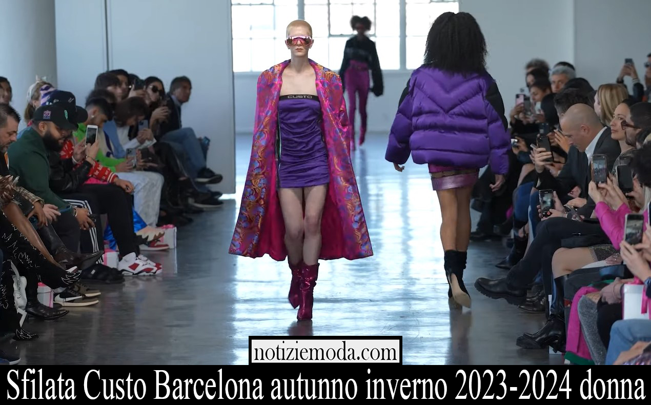 Sfilata Custo Barcelona autunno inverno 2023 2024 donna