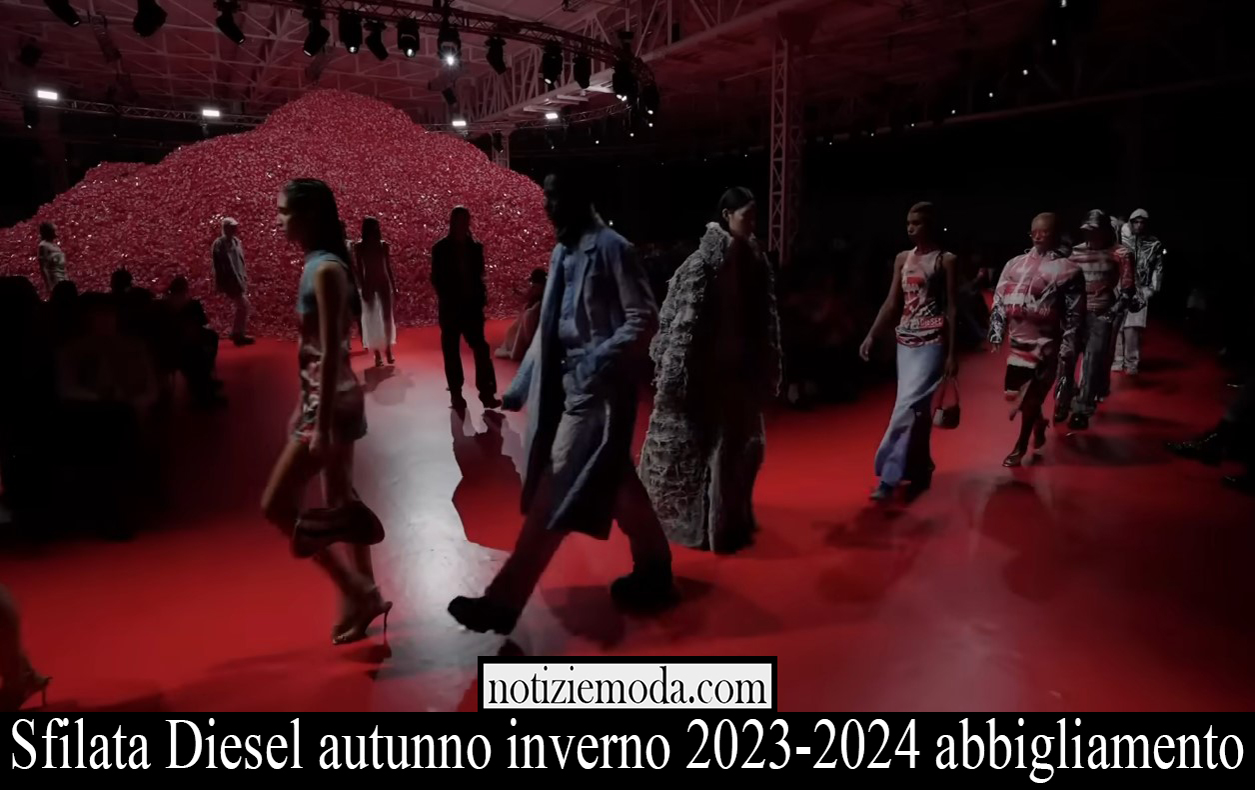 Sfilata Diesel autunno inverno 2023 2024 abbigliamento