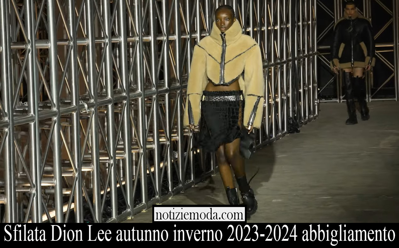 Sfilata Dion Lee autunno inverno 2023 2024 abbigliamento