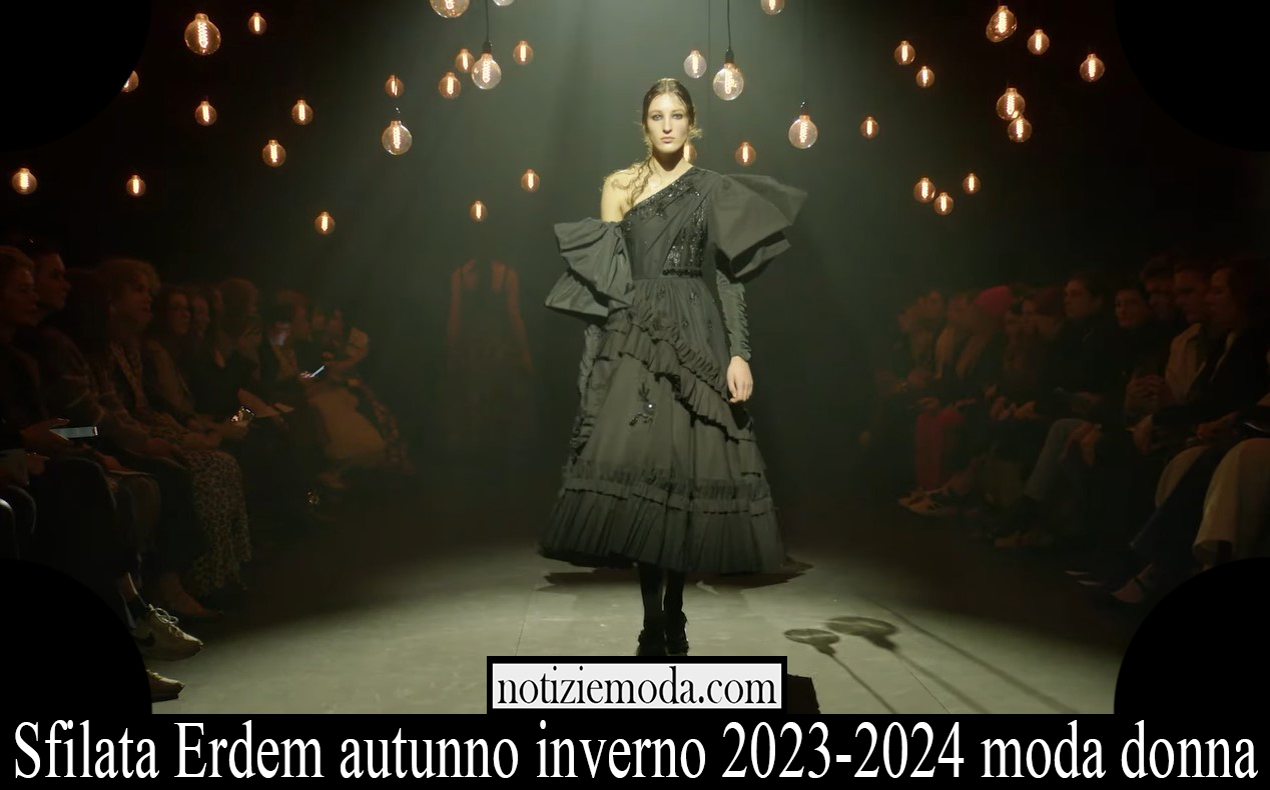 Sfilata Erdem autunno inverno 2023 2024 moda donna