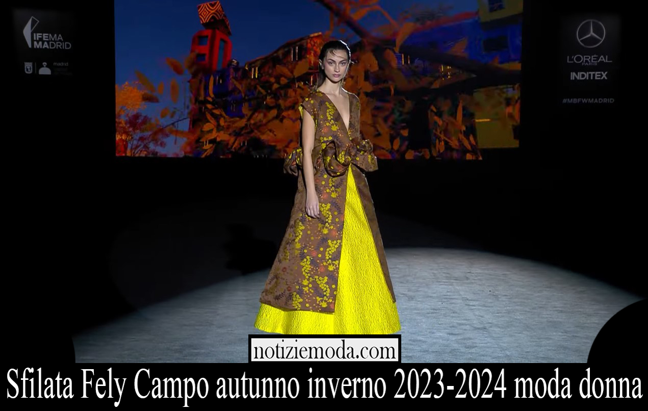 Sfilata Fely Campo autunno inverno 2023 2024 moda donna Sfilata Fely Campo autunno inverno 2023 2024 moda donna