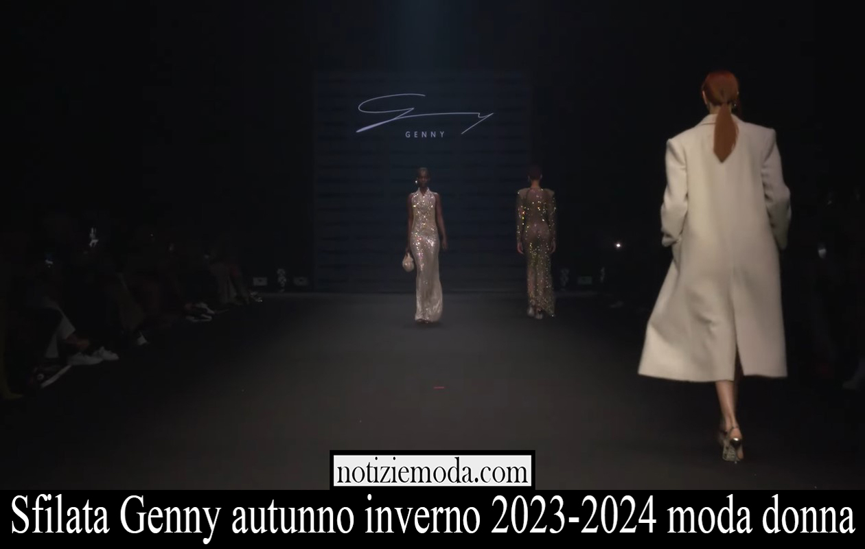 Sfilata Genny autunno inverno 2023 2024 moda donna