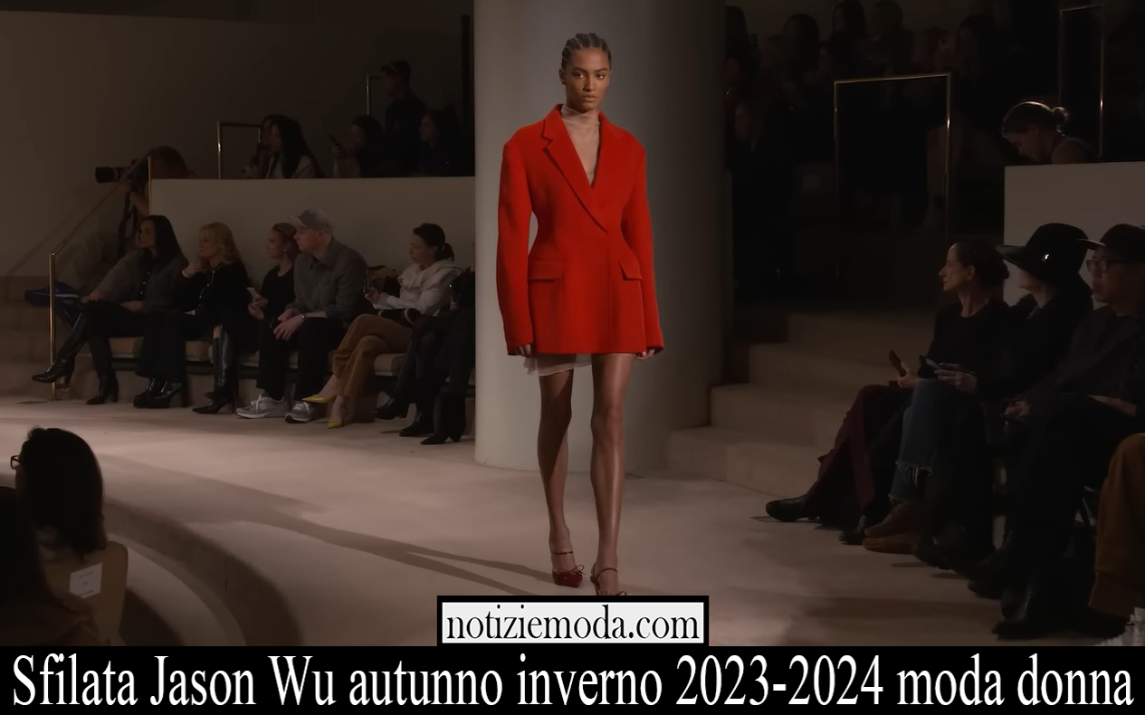 Sfilata Jason Wu autunno inverno 2023 2024 moda donna